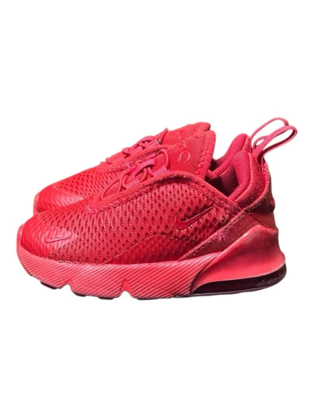 Nike Air Max 270 UNIVERSITY Tripple RED DM8876-600 toddler US Size 6C
